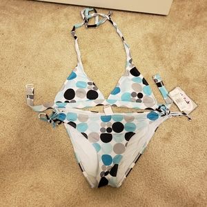 2 pieces poka dot bikini